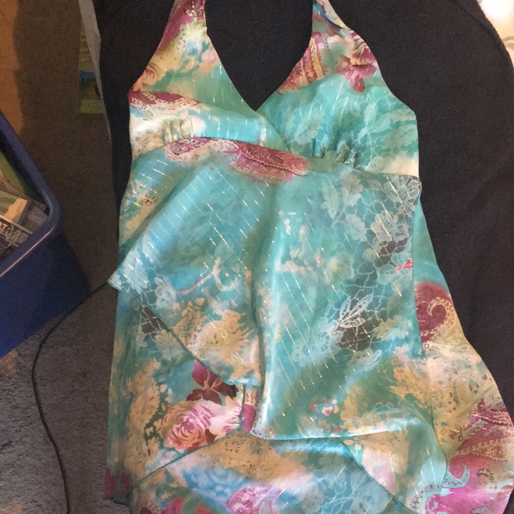 Bright and beautiful halter